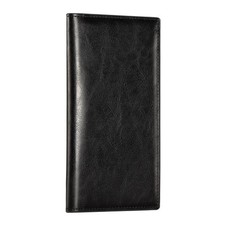 Premium Leather Checkbook Cover RFID Blocking Classic Design Slim  Durable New