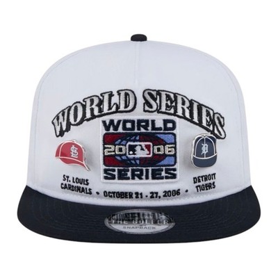 New Era Tigers vs Cardinals 2006 World Series Pin Golfer Snapback Hat Cap