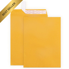 9x12 Manila Envelopes 25 Count Heavy Duty Self Seal Booklet Mailing Documents
