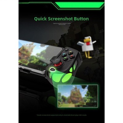 Schwarzer ABS Joystick Controller für Android und für iOS Mobile Gaming 21x9x9