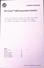ALLEN BRADLEY INSTALLATION INSTRUCTIONS MICROLOGIX 1200 PROGRAMMABLE CONTROLLER
