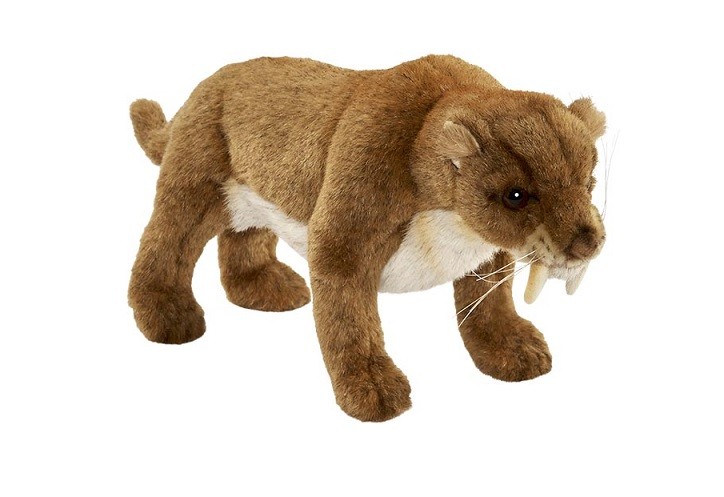Hansa Toy 5564 Saber-Toothed Tiger 31 cm Plush Stuffed Animal
