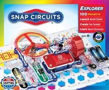 Snap Circuits Jr. SC-100 Electronics Exploration Kit, Over 100 Pr