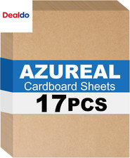 Cardboard Sheets 17P, Chipboard Sheets 8.5 X 11, Chip Board for Crafts, DIY Proj