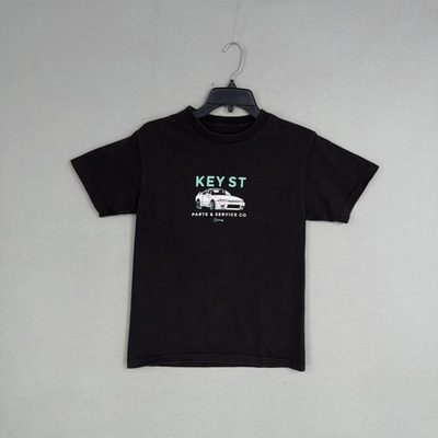 #ad Key Street Shirt Womens Small Black Parts Service Car Graphic Tee Tagless $11.77