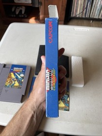 Bionic Commando Nintendo NES CIB MANUALE + SCATOLA + CUSTODIA + CARRELLO