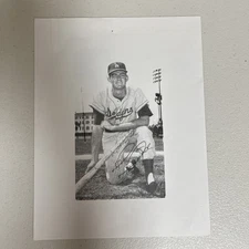 Dom Demeter Autographed Photo 8x10