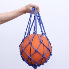 Mesh Net Bag Blue Waterproof Team Practice 1Pcs 19.7 1.6 1.6in