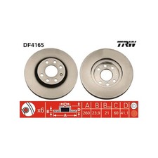 Disque de frein Opel TIGRA
