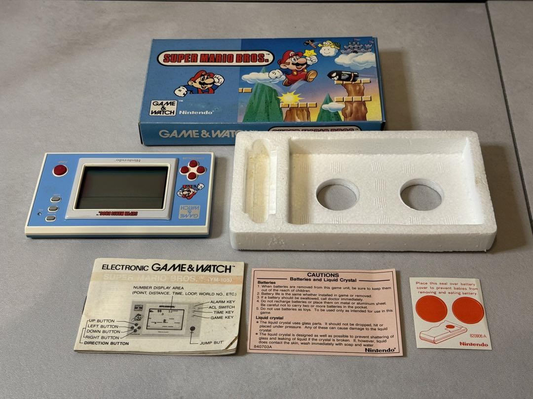 その他 GAME&WATCH / SUPER MARIO BROS. YM-105 NINTENDO Game & Watch Super Mario Bros. Blue Handheld YM-105