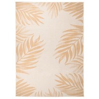 Outdoor-Teppich Flachgewebe 200X280 Cm Blattmuster