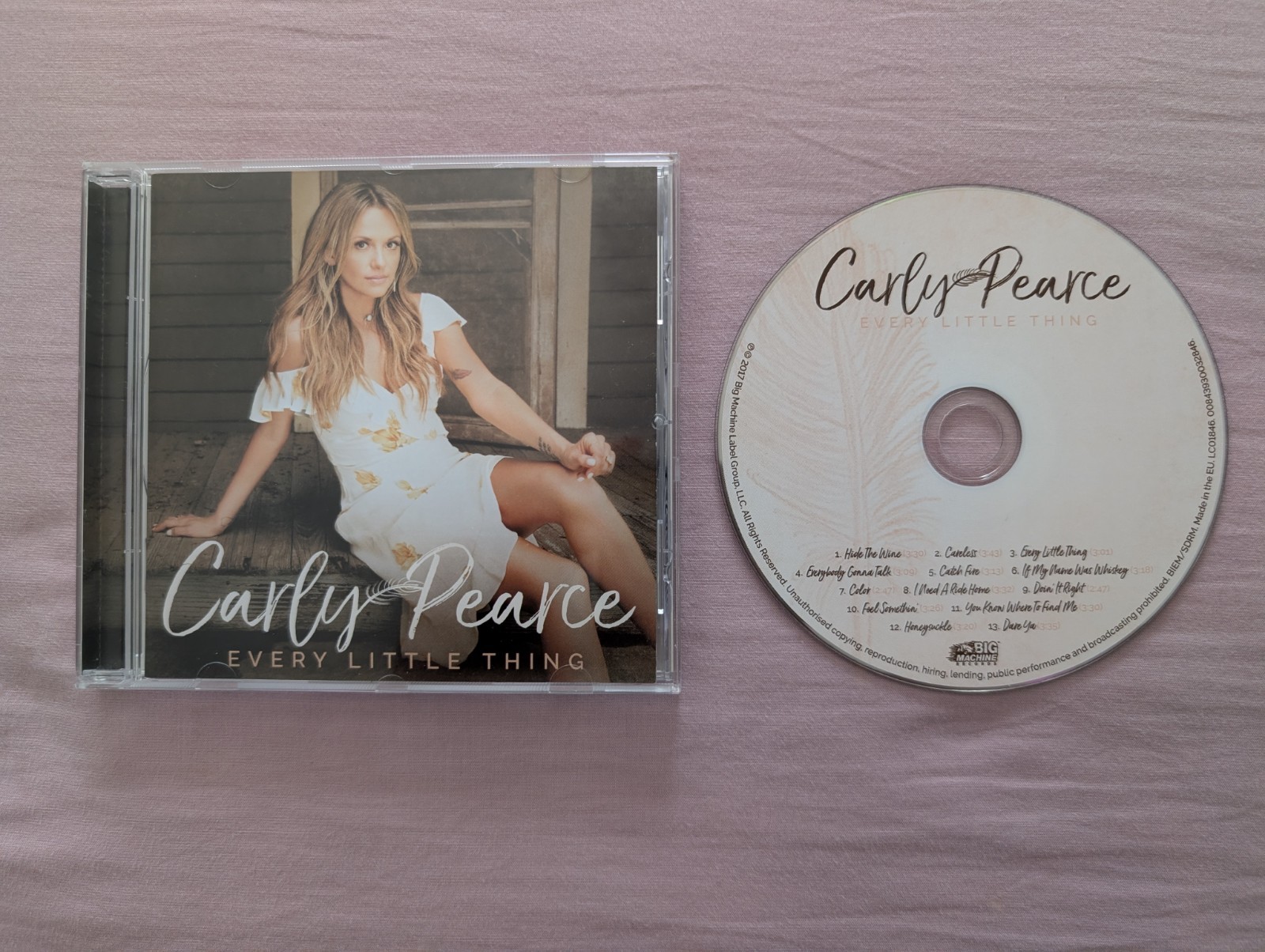Carly Pearce - Every Little Thing CD 2017 In Very Good Condition