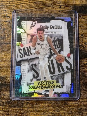 Victor Wembanyama 2025-26 Topps Basketball Daily Dribble Foil #DD-11 Spurs
