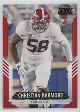 2021 Score Rookies Red Christian Barmore #349 fm0