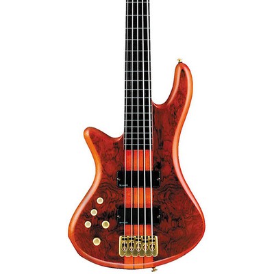 Schecter Guitar Research Stiletto Studio5 LeftHanded Bass Satin Honey