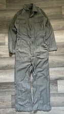 VTG Mens S Coverall Military USAF Mechanic Olive Drab Green Bluewater Defense