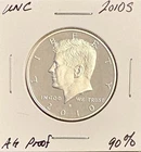 2010 S Proof 90% Silver JFK Half Dollar