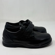 Apex Ambulator B3000M Shoes Mens 16 W Wide Black Leather Diabetic Ortho Strap