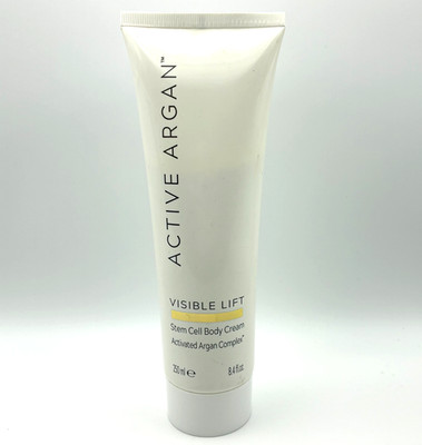 Active Argan Visible Lift Stem Cell Body Cream Firming 8.4 oz New Sealed