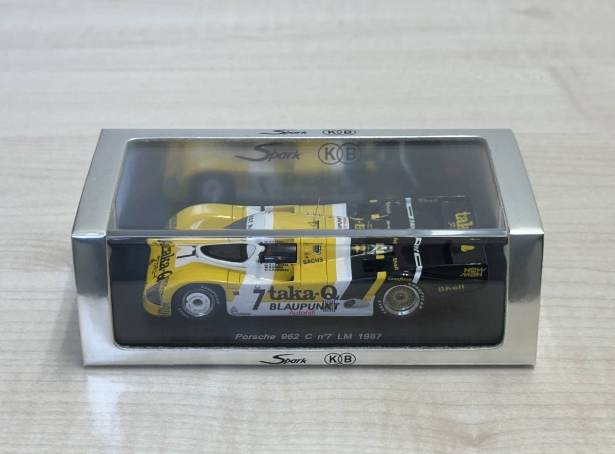 1/43 Spark Joest Porsche 962C 1987 Le Mans 24 Hours #7 taka 1/43 Spark Joest Porsche 962C 1987 Le Mans 24 Hours #7 taka