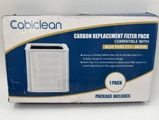 Cabiclean Carbon Replacement Filter Pack Compatible w/Blue Pure 211 +