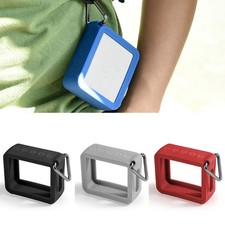 Portable Protect Case Silicone Cover Metal Hook For JBL GO 2 Blue-tooth Speaker