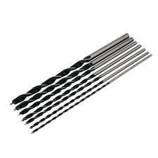 7-Piece Drill Bits - Extra Long HSS Wood Working Set 4mm-12mm