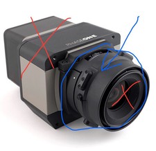 Phase one digital back camera ixa lens holder