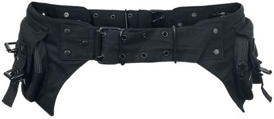 Gothicana by EMP Unisex schwarze Gürteltasche Standard