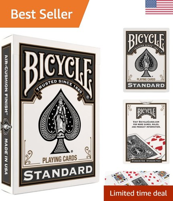 #ad Elegant Black Playing Cards Standard Size Deck for Poker amp; Family Game Nights $9.89