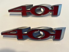 2 1971 - 1974 Amc Javelin Sst Amx Am. Mtrs. 401 Fender Emblems 3632516 Nos 2 1971 - 1974 Amc Javelin Sst Amx Am. Mtrs. 401 Fender Emblems 3632516 Nos