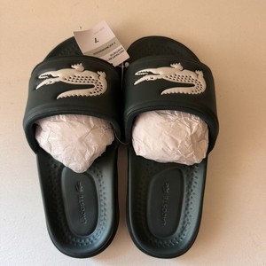 Lacoste Flip‎ Flop Beach Sandals Black with Logo Men\'s US Size 13 VTG NWT Lacoste Flip Flops Men | eBay main image 4
