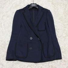 USED EXCELLENT CONDITION   SACAI TAILORED JACKET, KNIT, DOUBLE-BREASTED, WOOL,