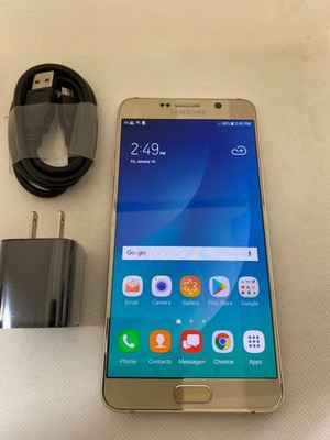 Original Samsung Galaxy Note 5 N920P 32G Sprint Unlocked Smartphone GOOD GOLD B+