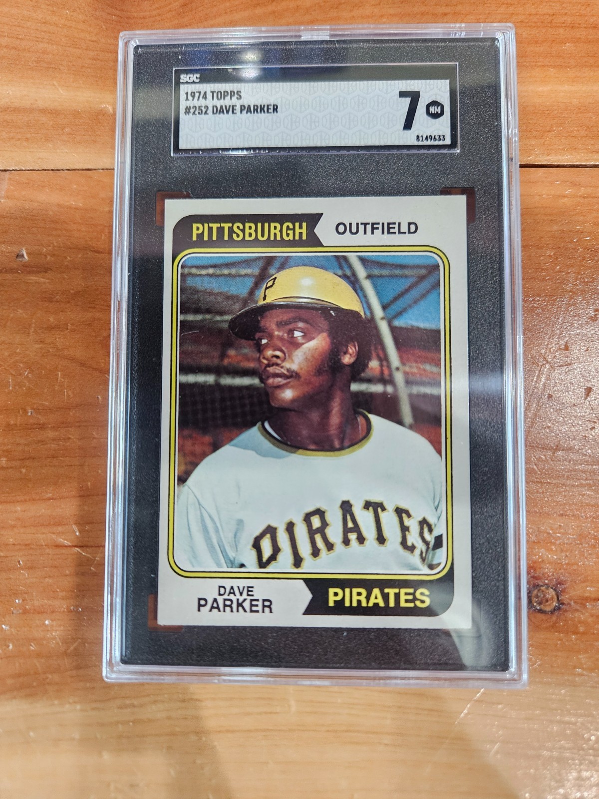 1974 Topps Dave Parker #252 RC Pirates SGC 7 !! 🔥🔥