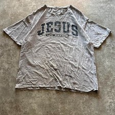 Jesus Spell Out Grey Shirt  Christian Faith T-Shirt Sweatshirt Hoodie
