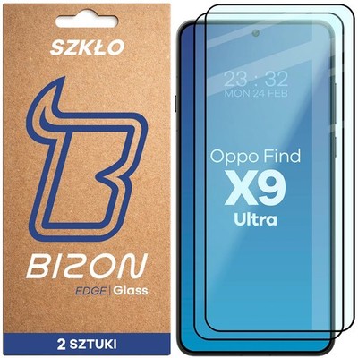 2x Schutzglas für Oppo Find X9 Ultra Bizon Displayschutzglas Hartglas Handyglas