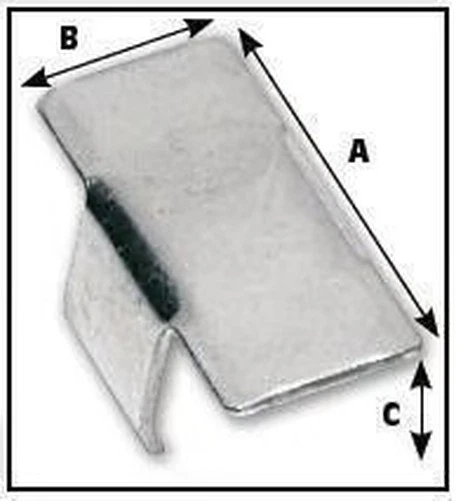 Kimpex Track Clips with Guide for Kimpex Tracks - Zinc - 1 1/2in. x 5 - Image 4 of 4