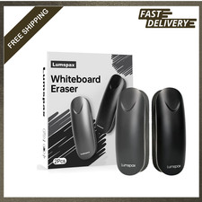 Magnetic Whiteboard Eraser Glass Board Eraser 2 Pack Office School Supplies Gray