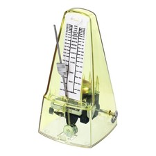 Mechanical Metronome for Piano Guitar Violin Ukulele Player ,Transparent Yellow