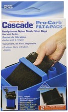Carbon Filter Media Bags for Aquarium Canister Systems 2 Pack, 8 Ounce