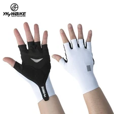 YKYWBIKE Cycling Gloves Non-slip Half Finger Sports Bike Summer Shockproof Glove