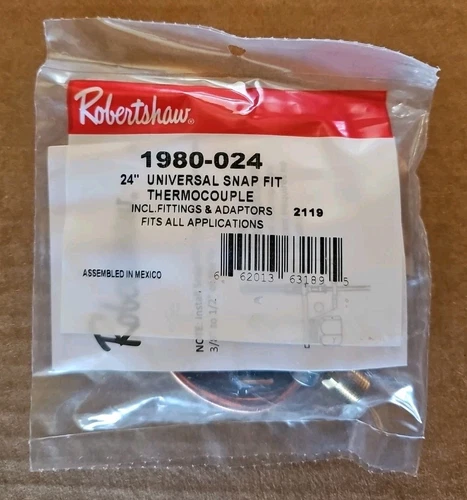 Robertshaw Thermocouple 24" Universal Snap Fit 1980-024 