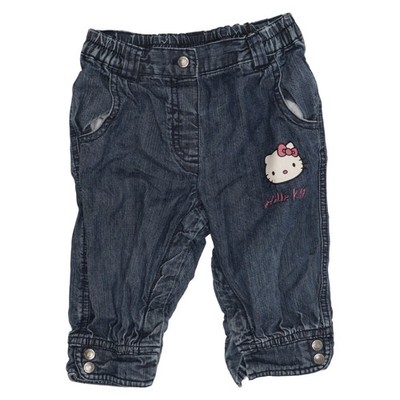 Hello Kitty, Jeans, Größe: 80, Blau, Baumwolle, Print, Denim, Mädchen #SdD