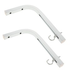  1 paire de supports de plafond pour rideau de projecteur, supports de crochet