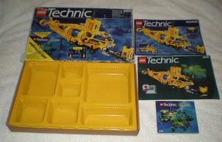 VINTAGE LEGO TECHNIC # 8250 SEARCH SUB INSTRUCTIONS EMPTY BOX AND CD ROM