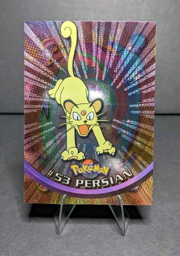 Persian #53 - Foil Holo - Black Logo - 1999 Pokemon Topps TV Animation
