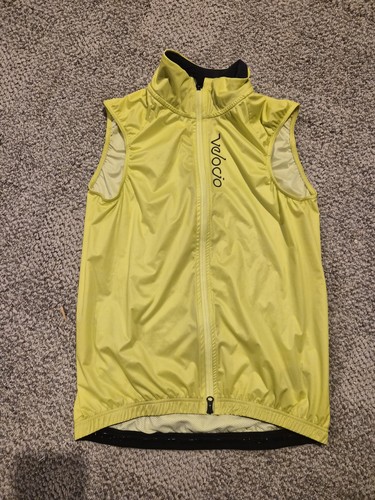 Velocio Wind Cycling Vest / Gilet Yellow - Men's Medium