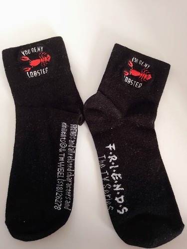 FRIENDS TV Series Calzini Socks corti Unisex Taglia unica How you Doin' Lobster - Picture 17 of 19