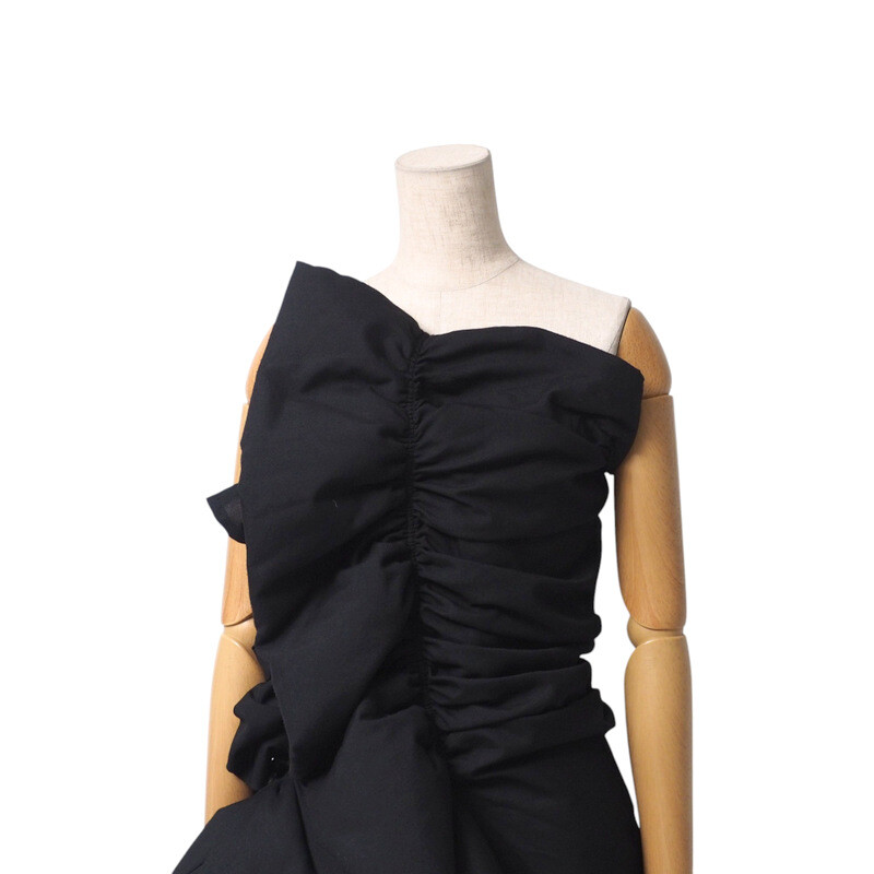 Yohji Yamamoto one piece Size 2 Gathered drape design dress